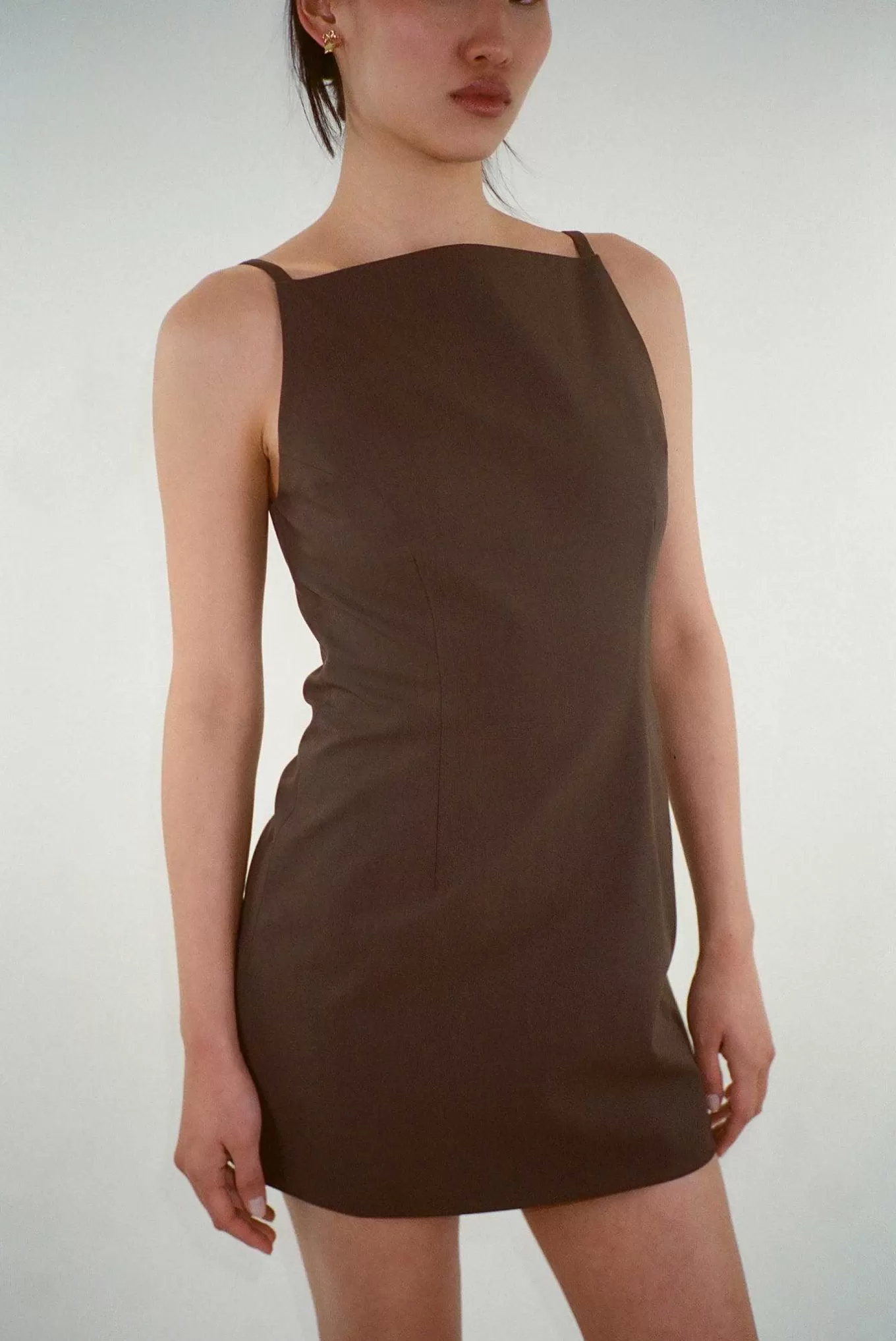 Best Sandy Liang Aberdeen Dress In Brown