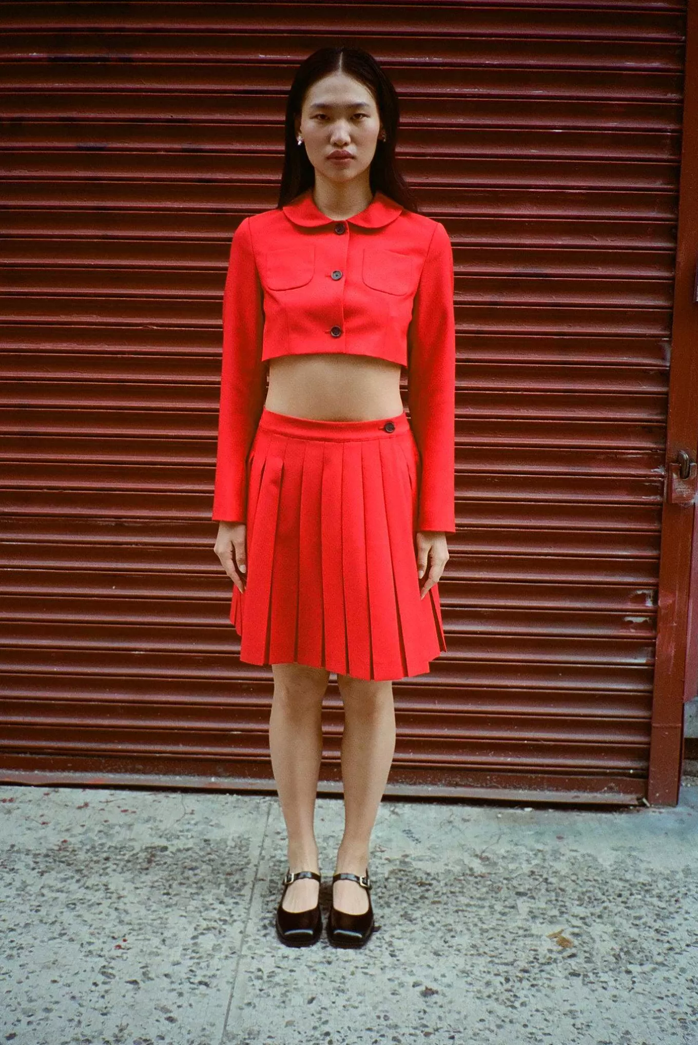 Flash Sale Sandy Liang Astra Skort In Red