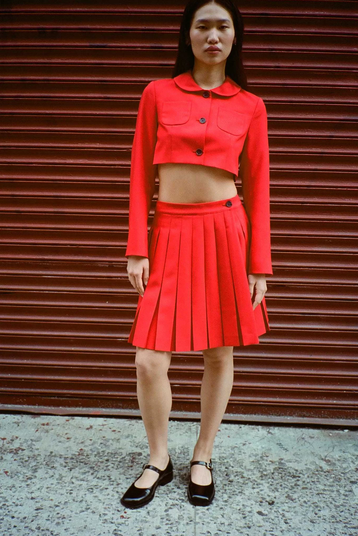 Flash Sale Sandy Liang Astra Skort In Red