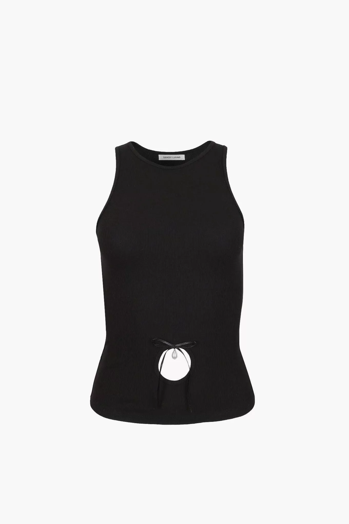 Best Sandy Liang Bellisimo Tank In Black