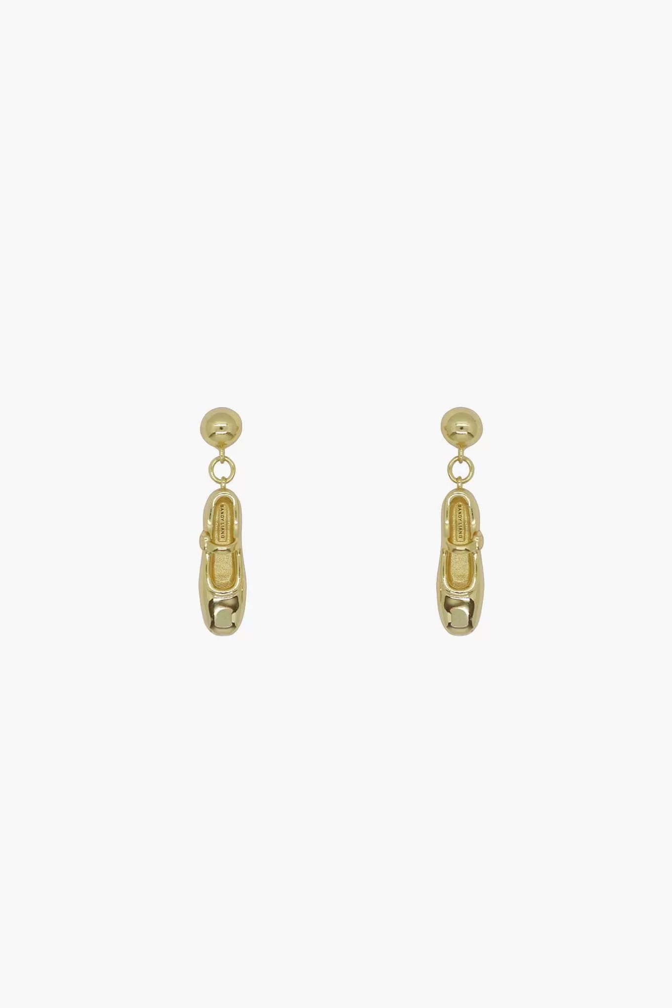 Online Sandy Liang Boylston Earrings In Gold Vermeil