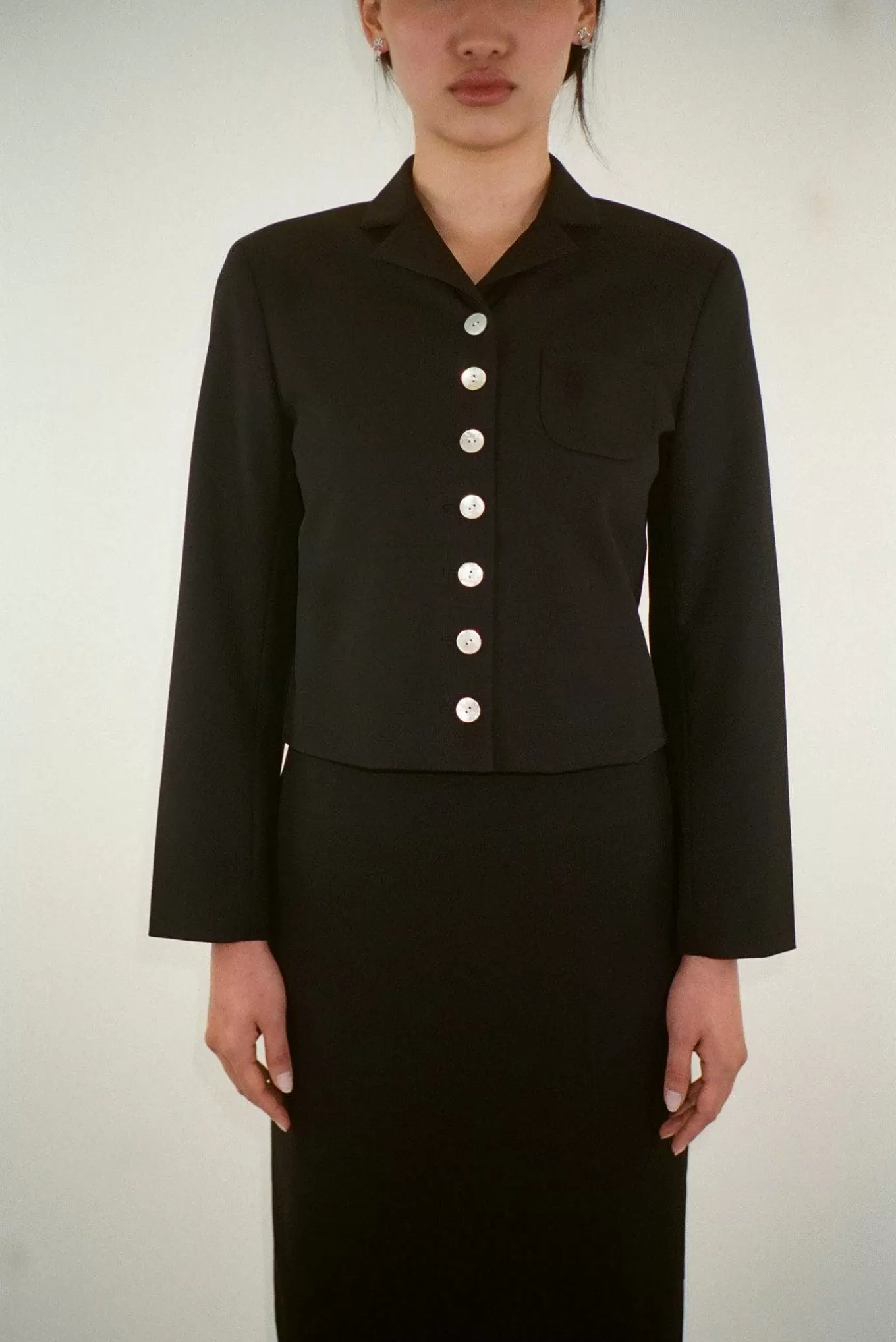 Best Sandy Liang Charm Jacket In Black