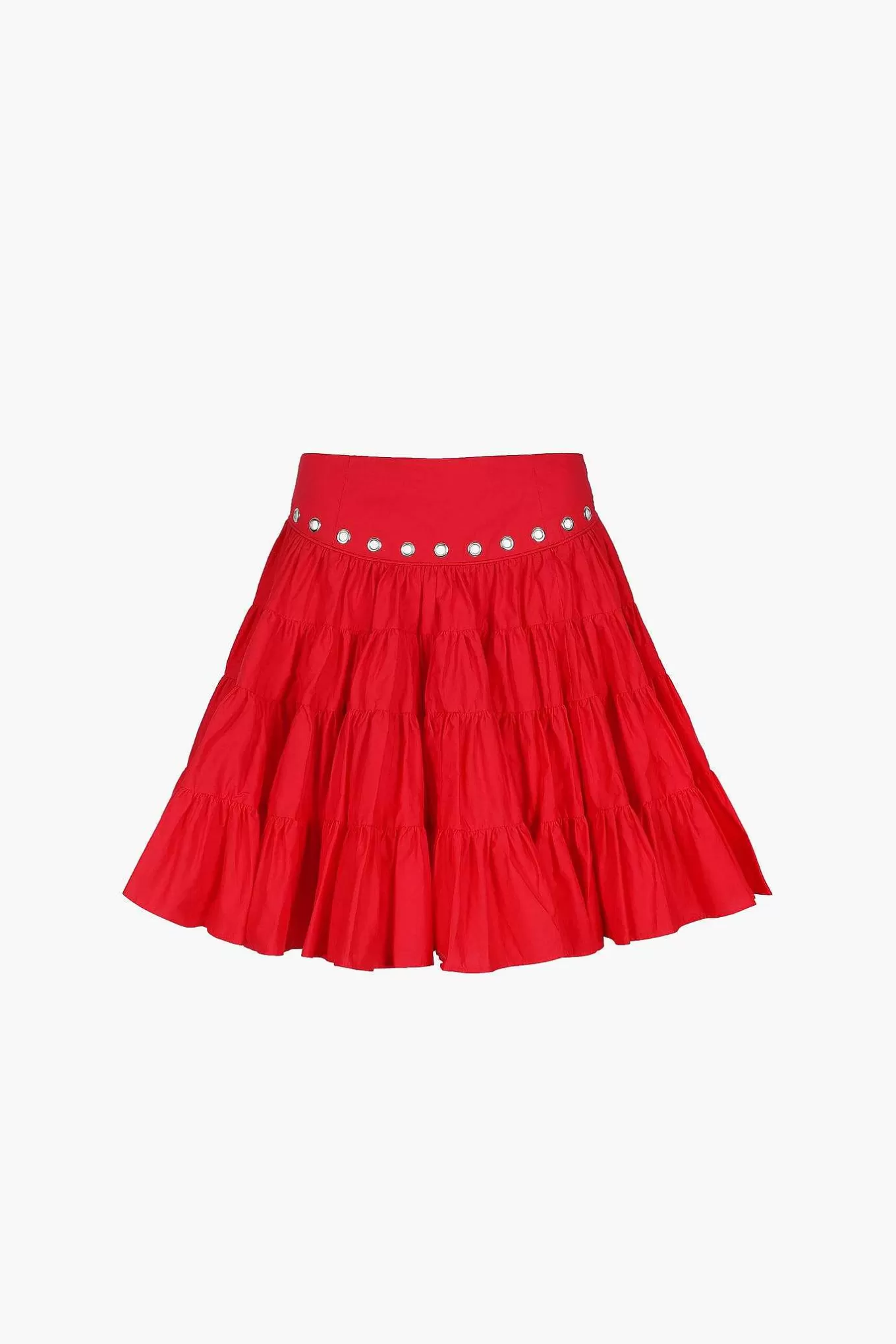 Best Sale Sandy Liang Chumi Skirt In Red