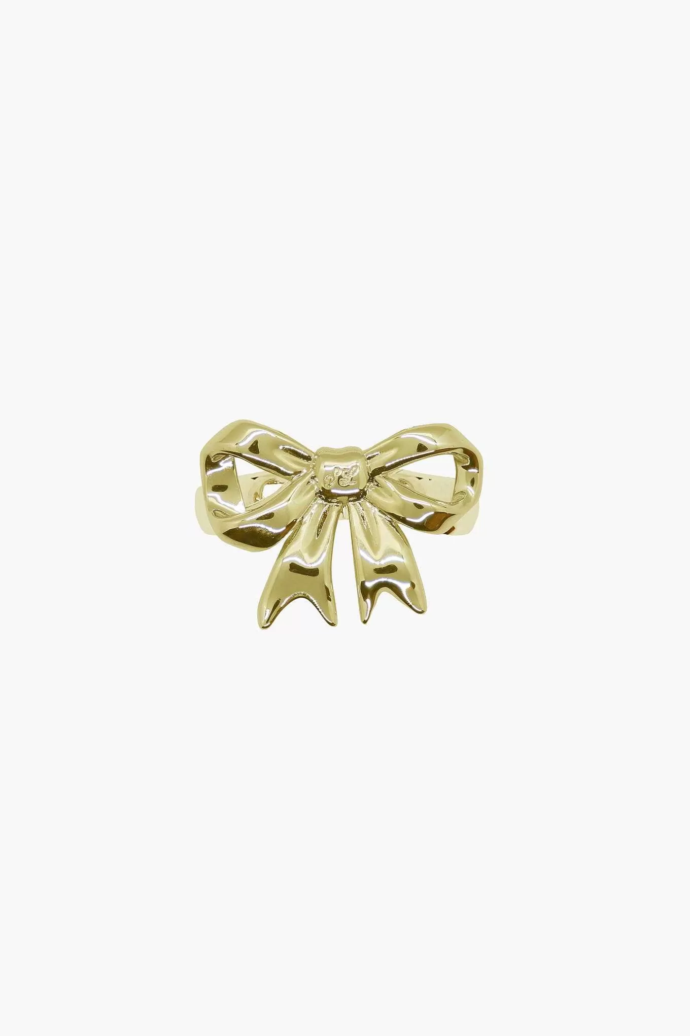 Sale Sandy Liang Cinta Ring In Gold Vermeil