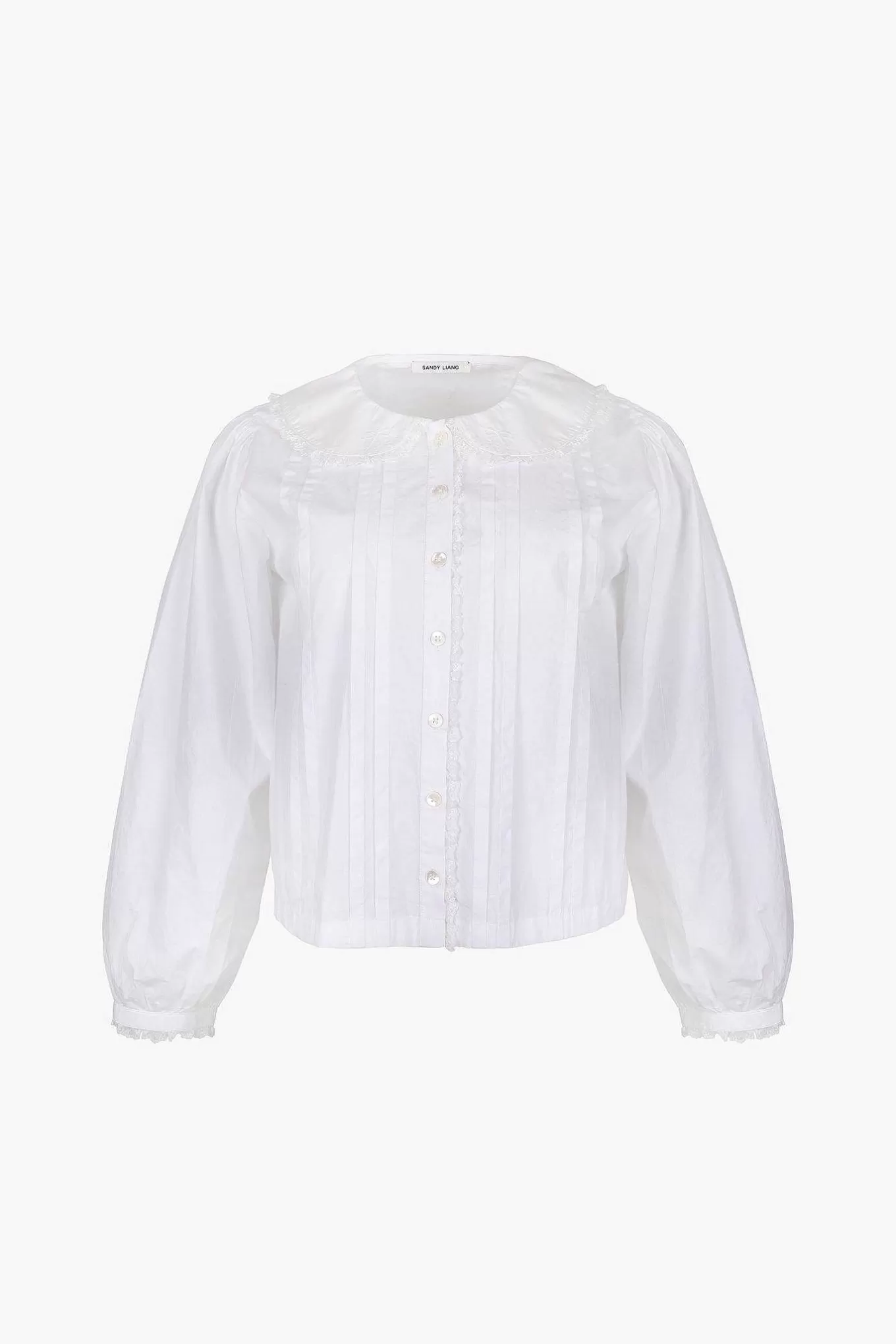 Shop Sandy Liang Grove Top In White