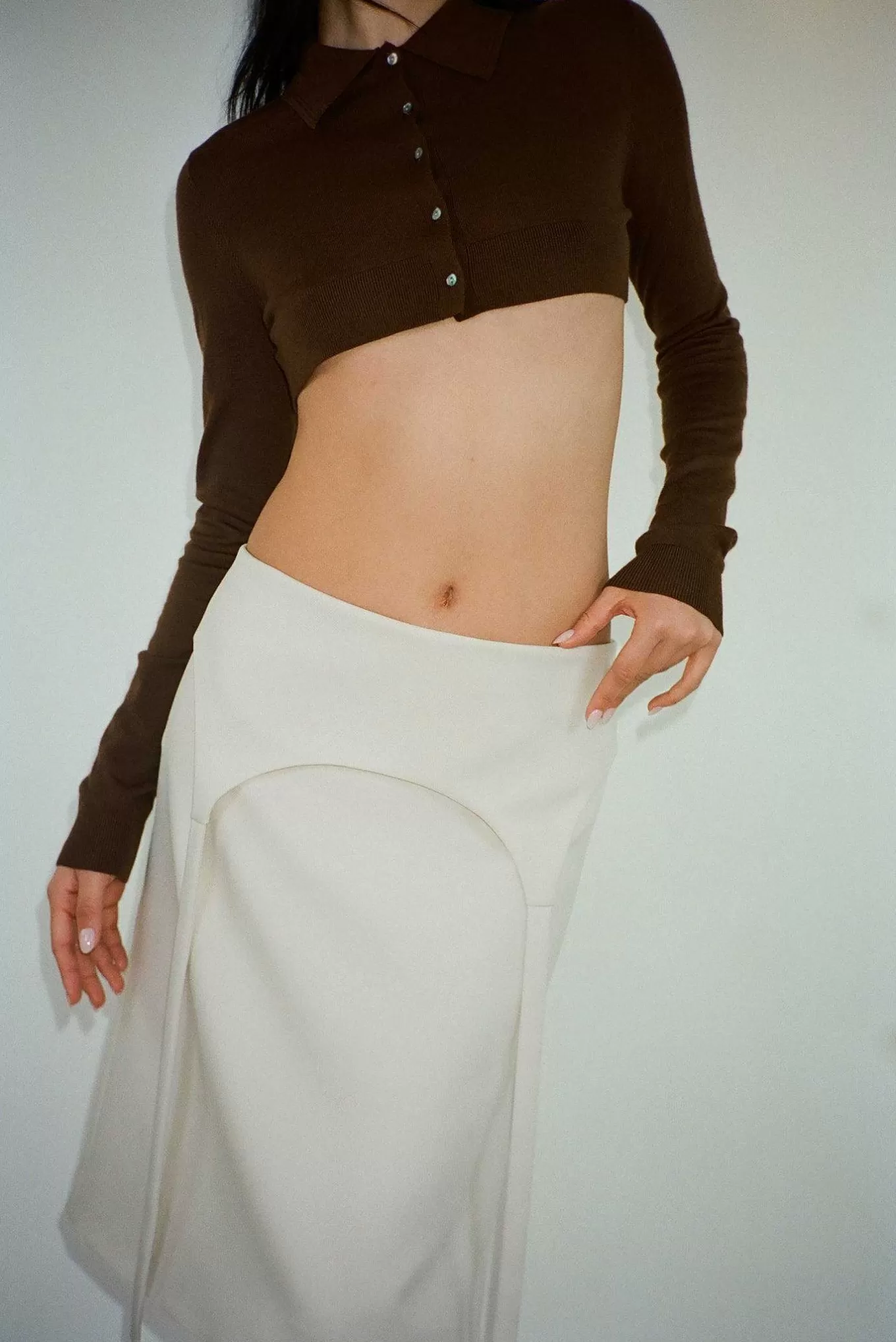 Flash Sale Sandy Liang Halper Skirt In Bone