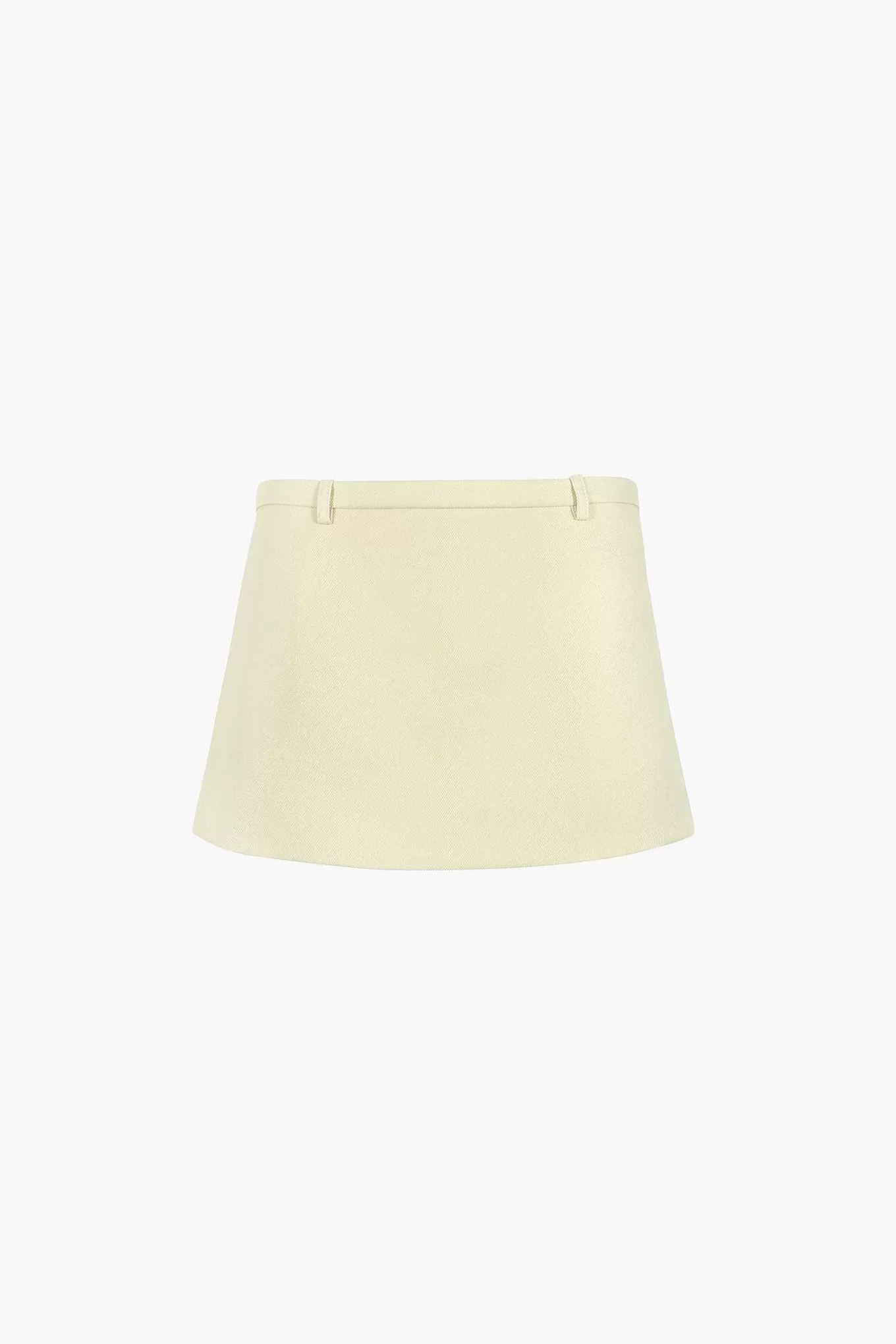 New Sandy Liang Holly Skirt In Butter