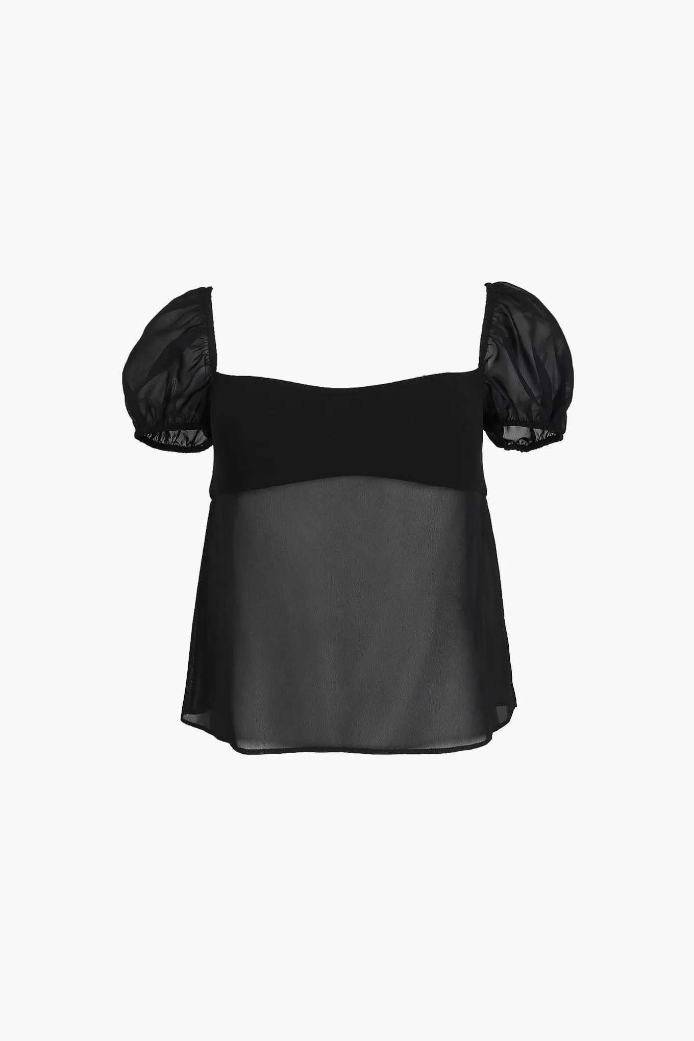 New Sandy Liang Katina Top In Black