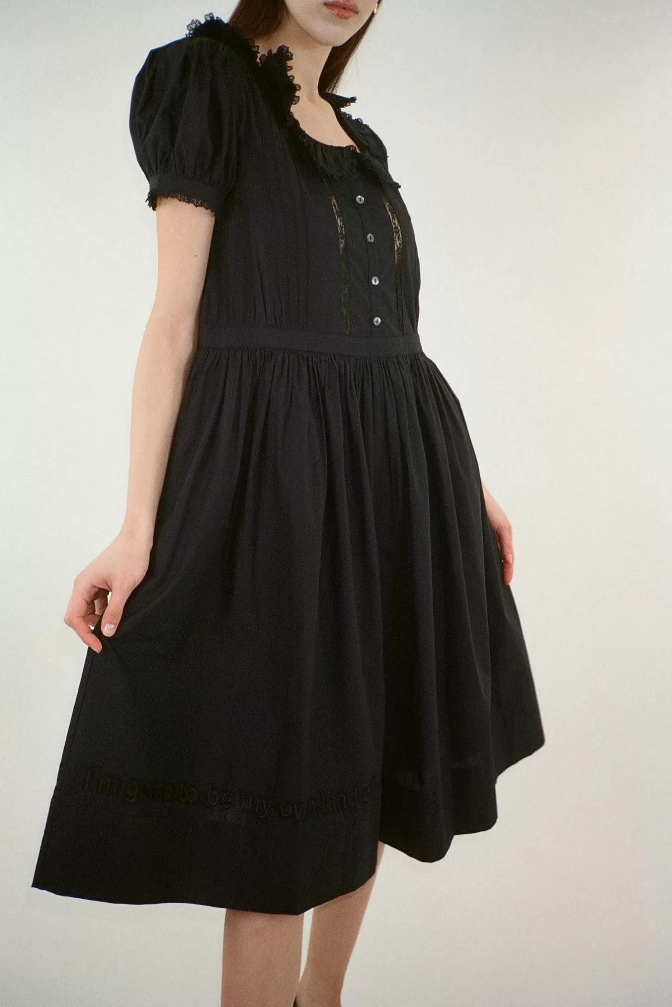 Online Sandy Liang Middy Dress In Black