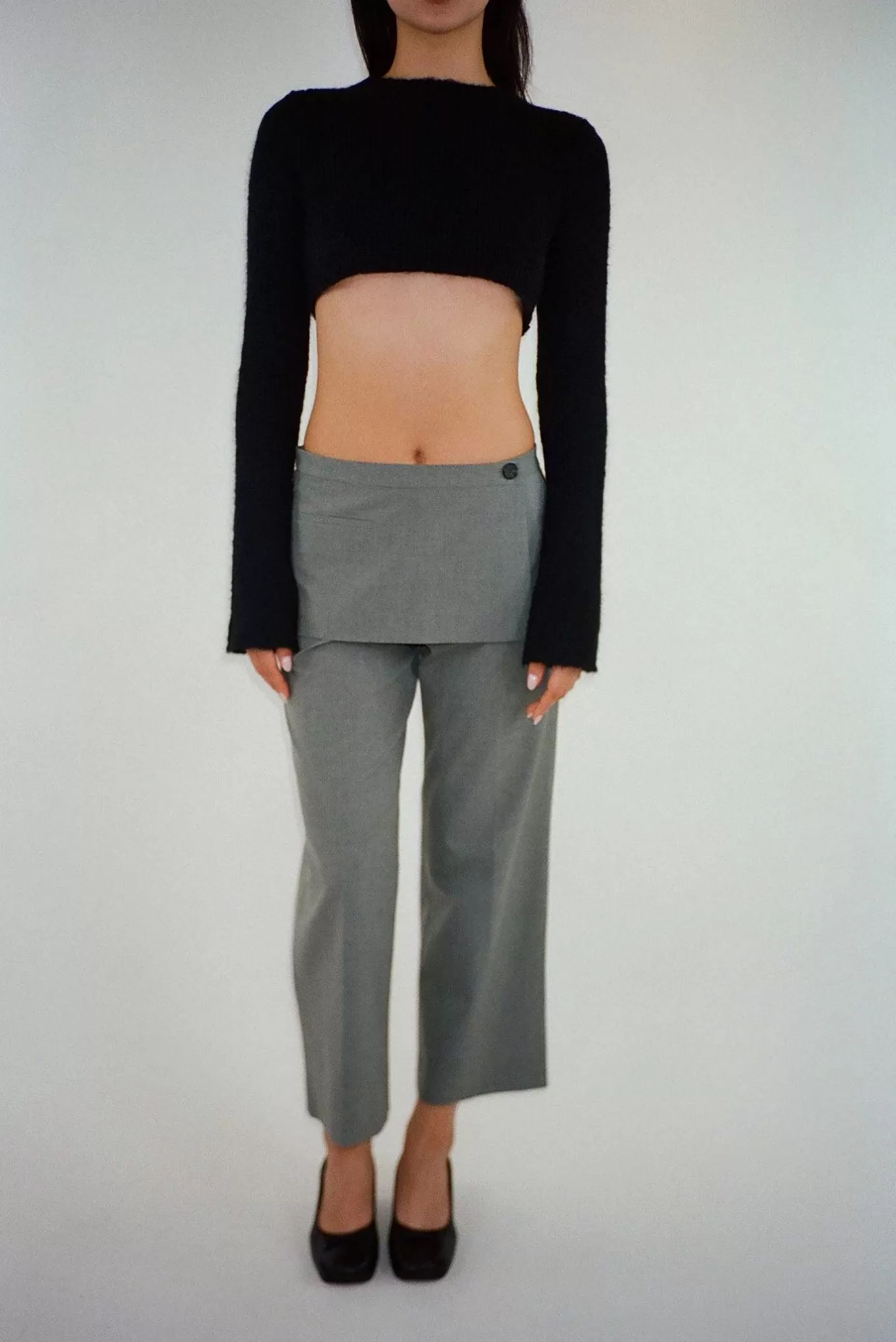 Sale Sandy Liang Mott Pant In Ash Grey