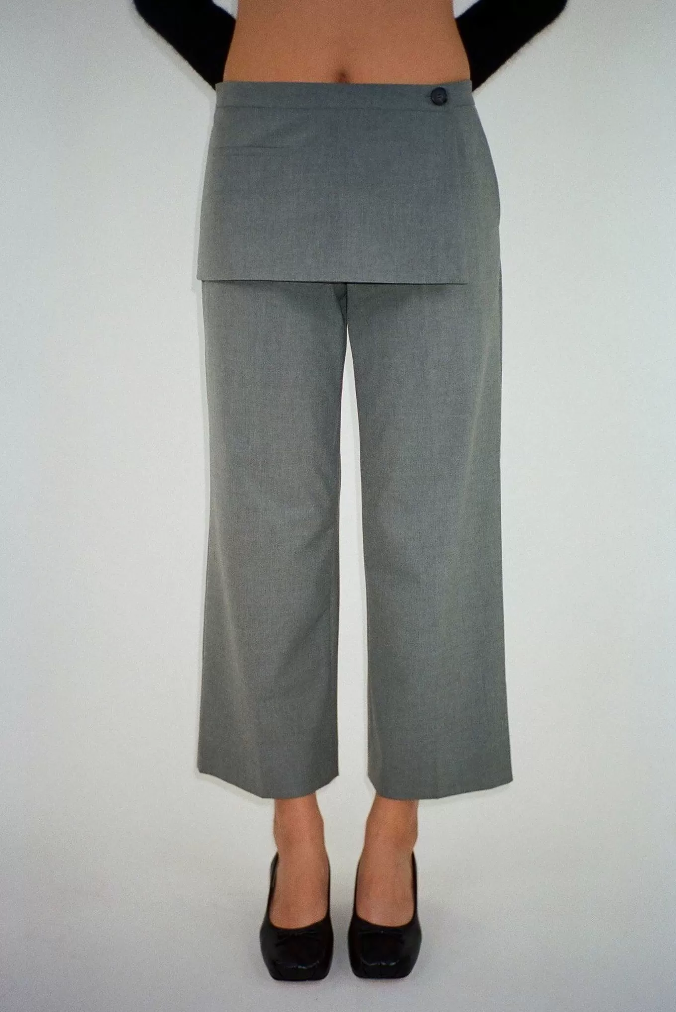 Sale Sandy Liang Mott Pant In Ash Grey