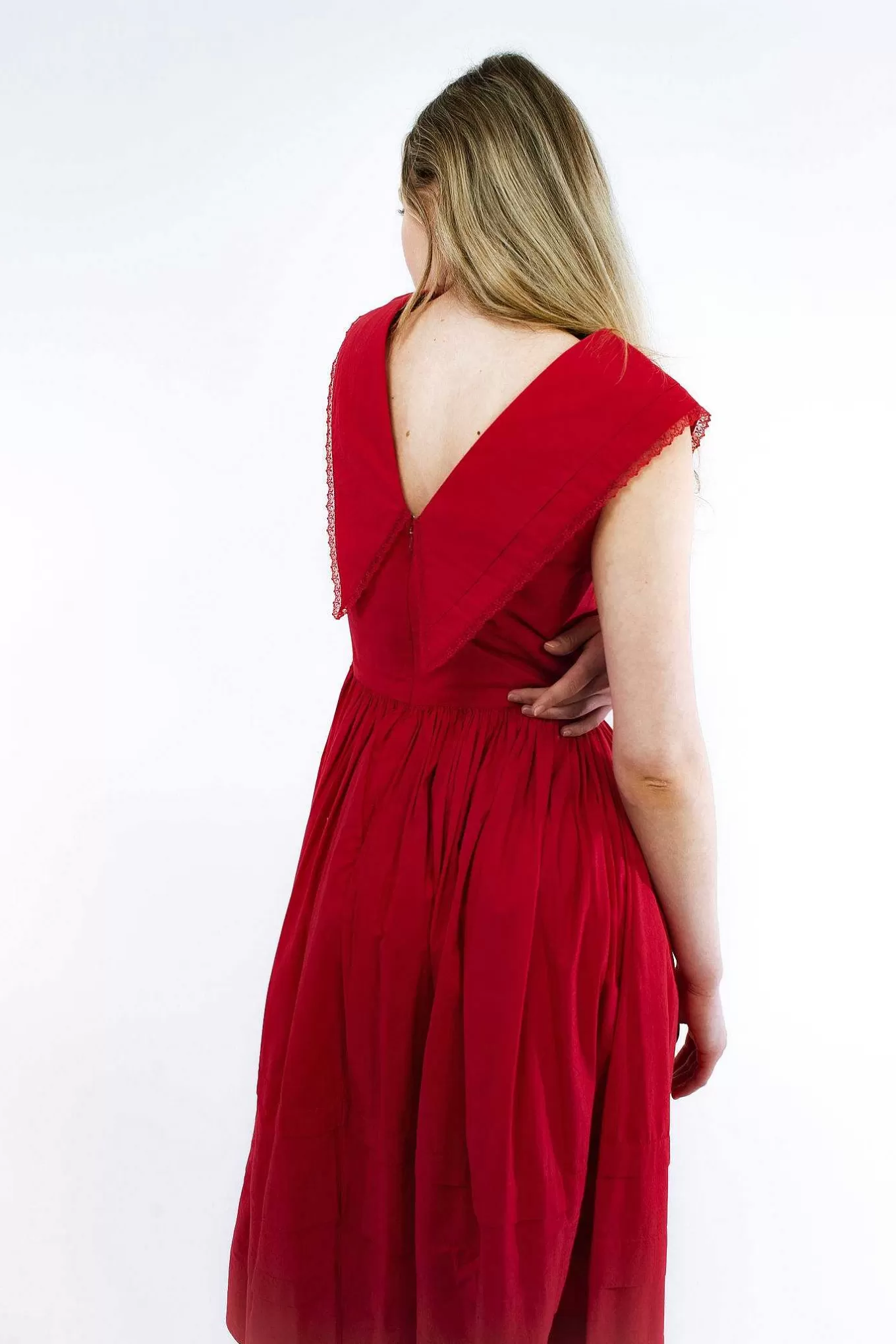 Store Sandy Liang Opa Dress In Red