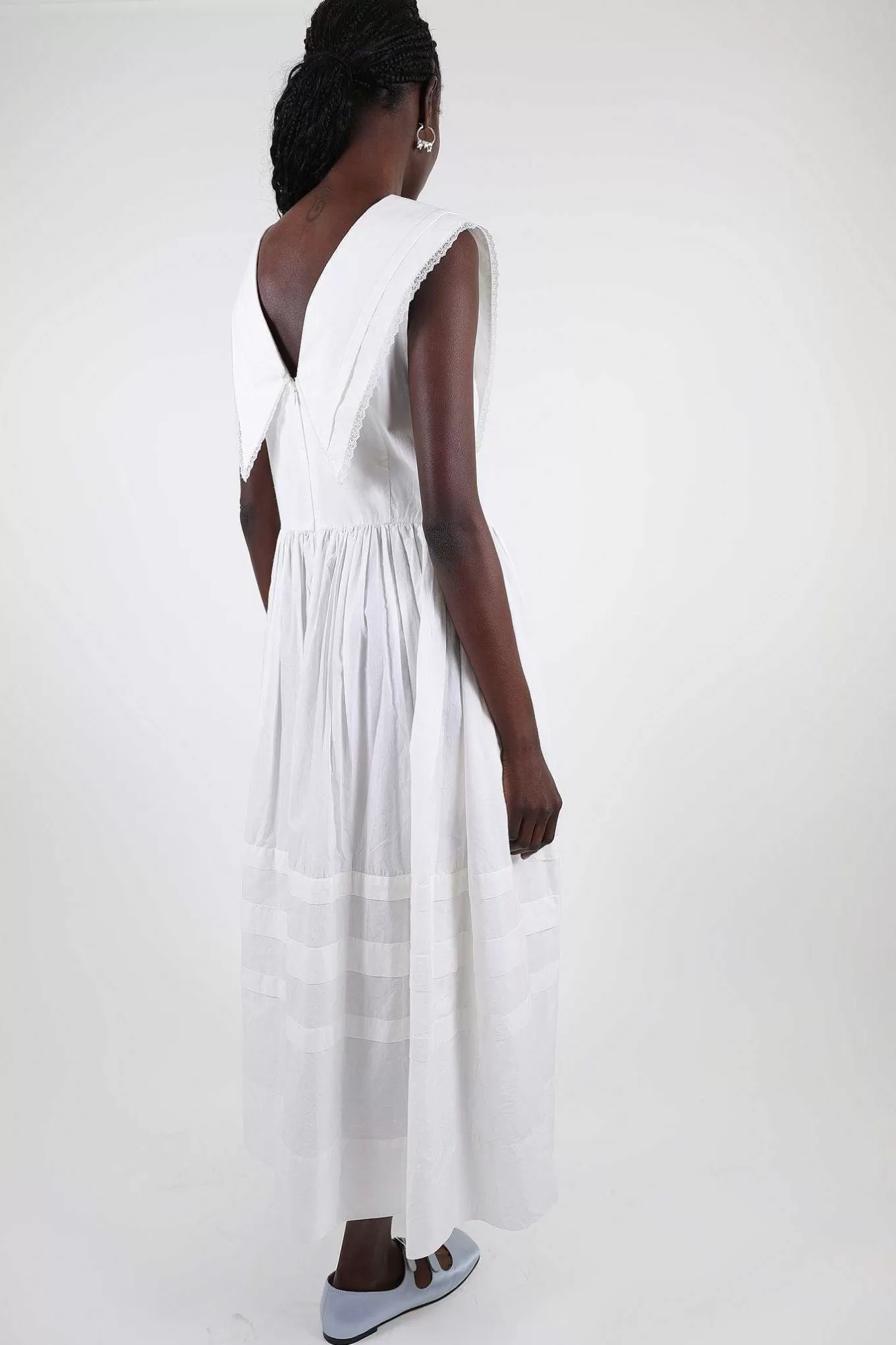 Flash Sale Sandy Liang Opa Dress In White