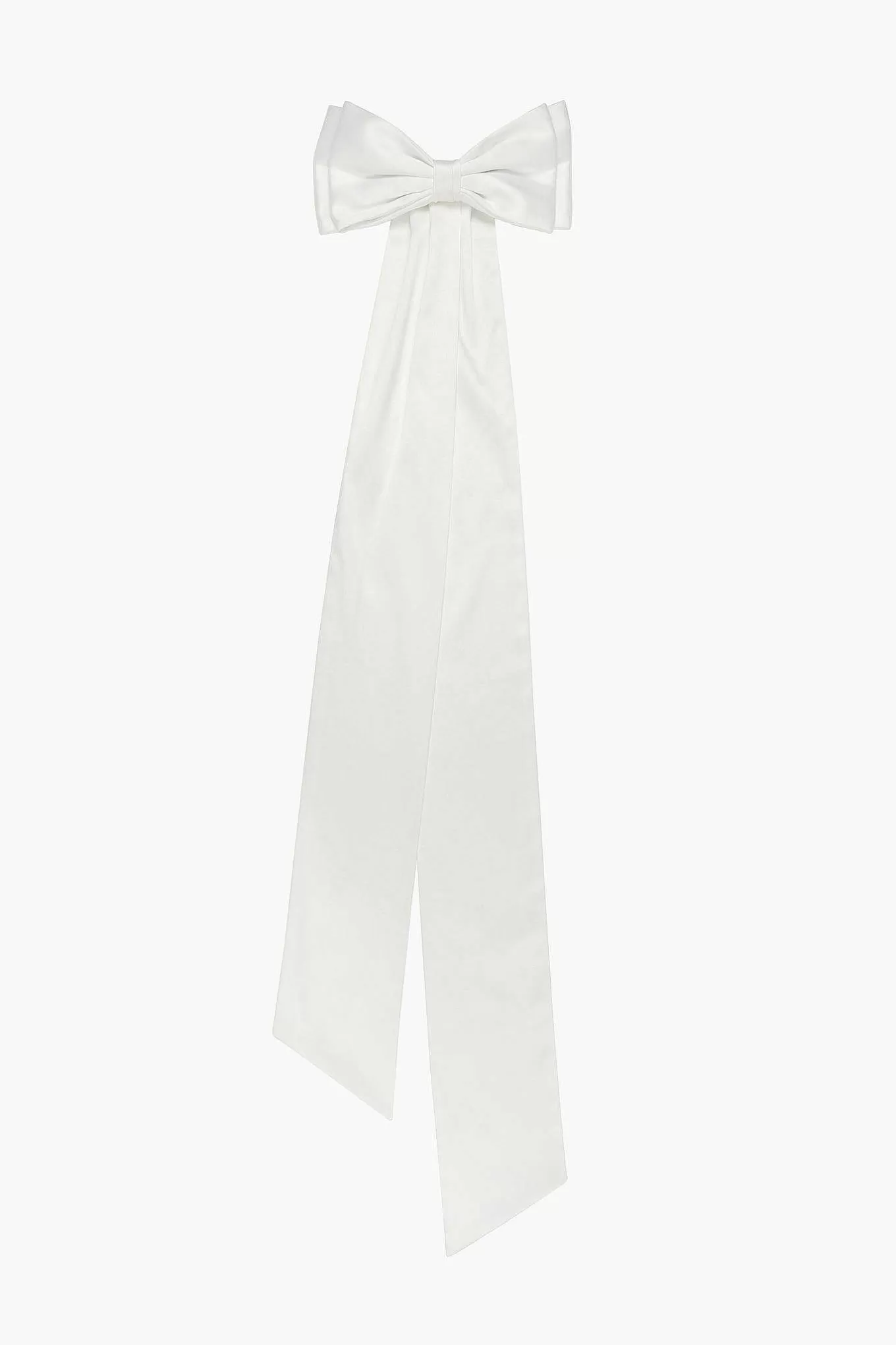 Best Sale Sandy Liang Palermo Bow In White Satin