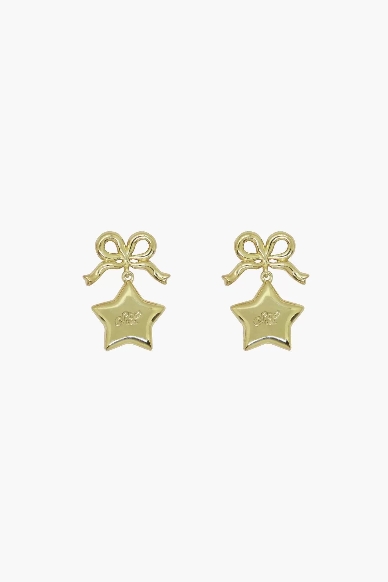 Store Sandy Liang Pippy Studs In Gold Vermeil