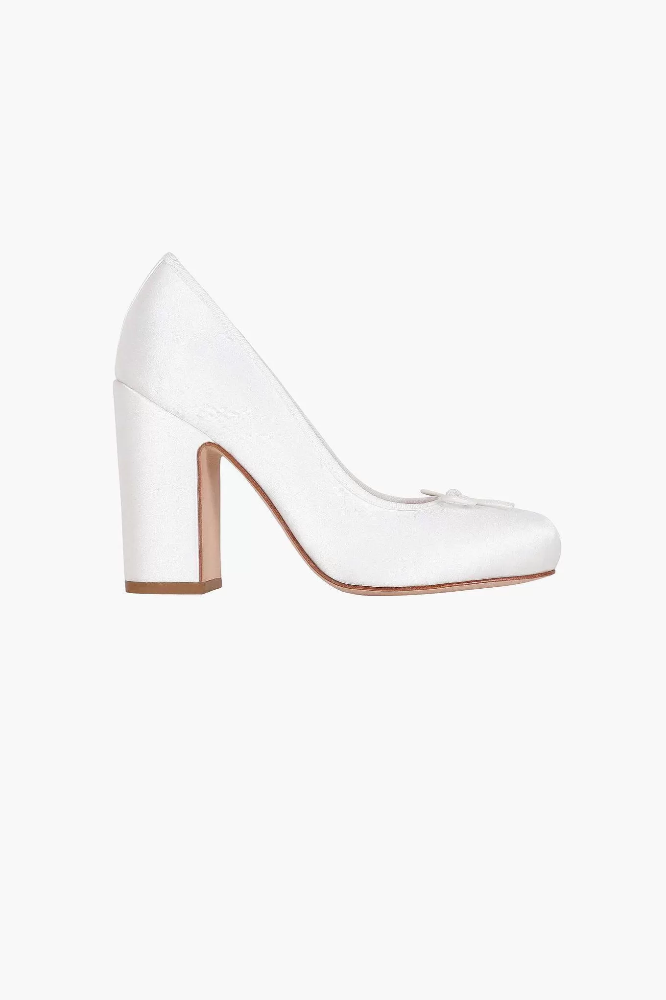 Cheap Sandy Liang Pointe Pump 100 In Pearl Satin