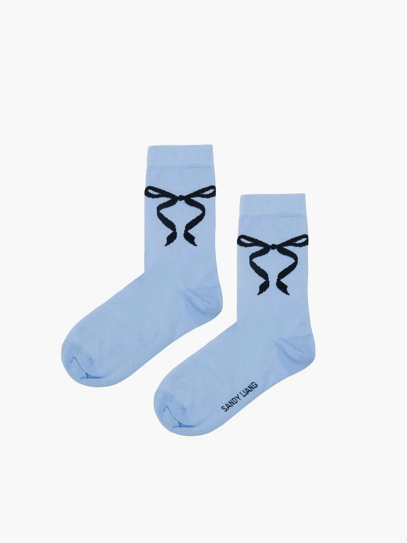 Store Sandy Liang Regalo Socks In Baby Blue