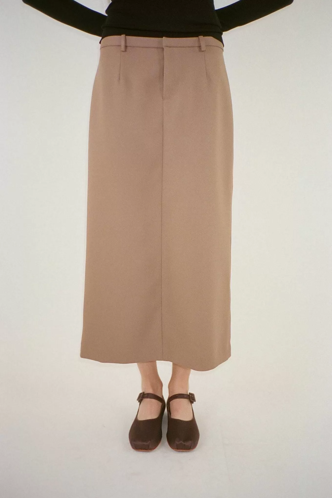 Cheap Sandy Liang Socks Skirt In Taupe