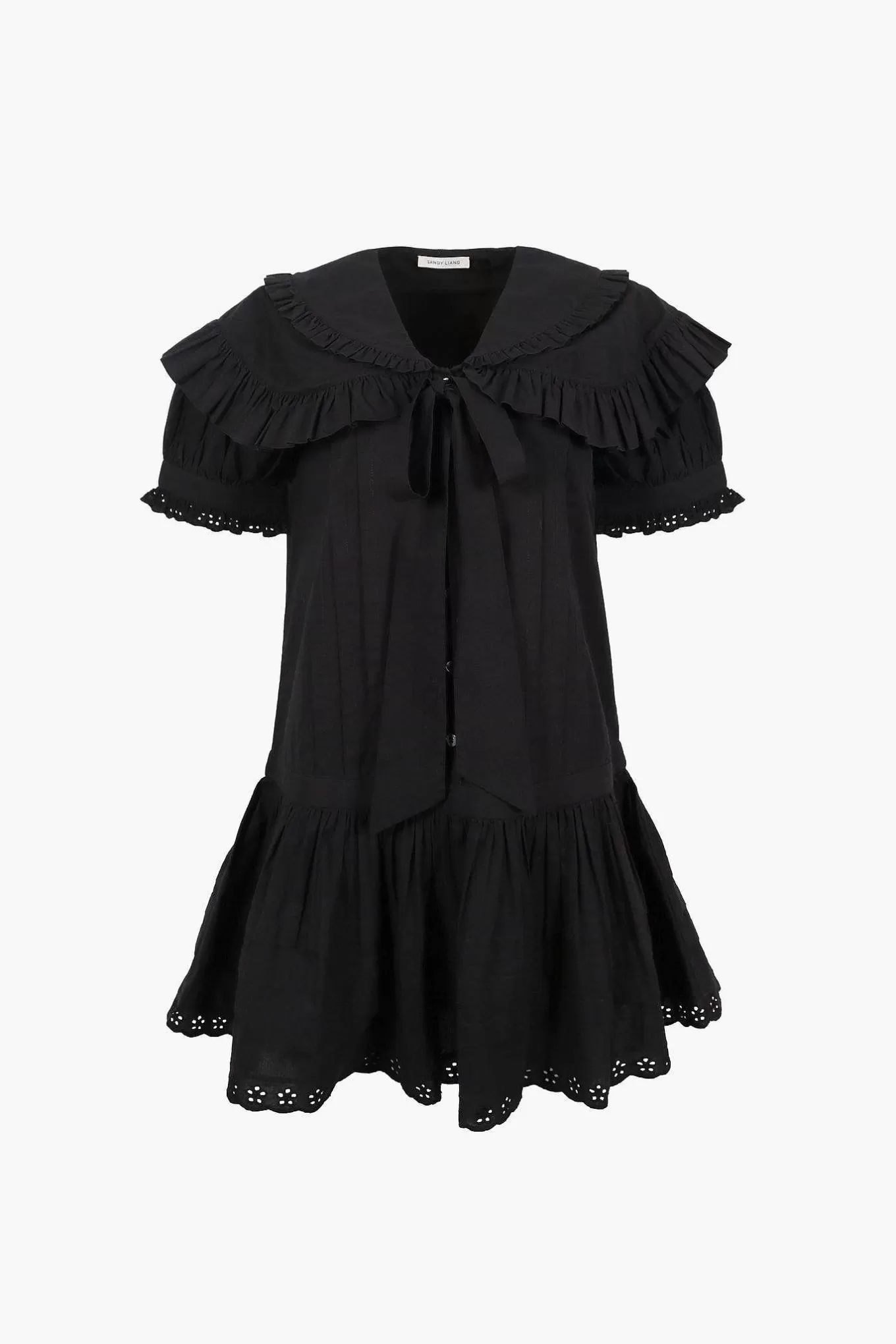 Discount Sandy Liang Toki Dress In Black