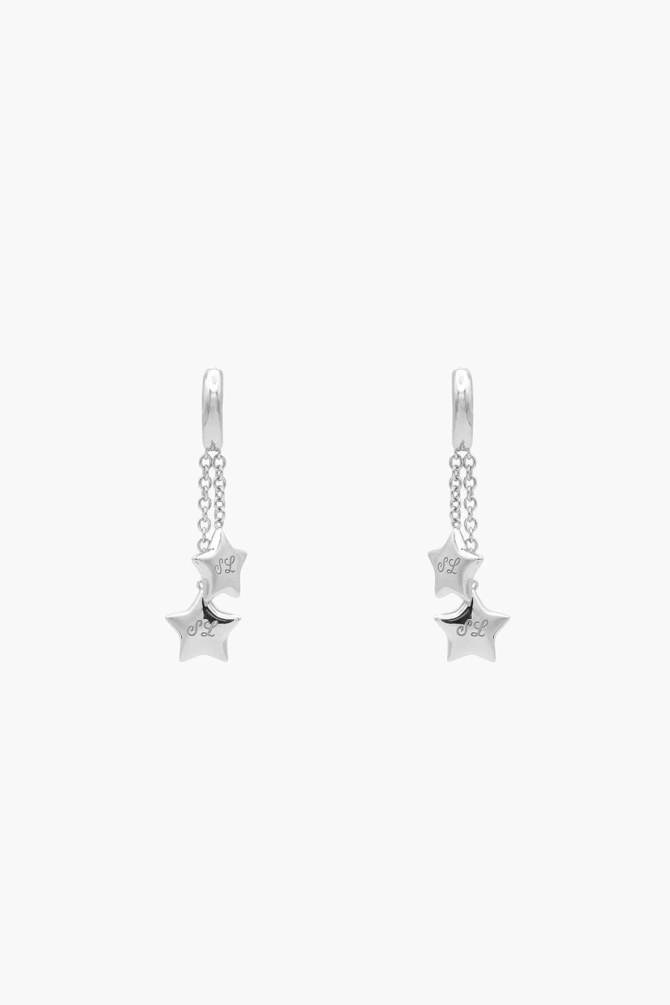 Cheap Sandy Liang Twin Earrings In Sterling Silver